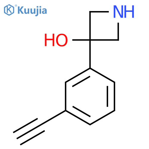3-(3-ethynylphenyl)azetidin-3-ol structure