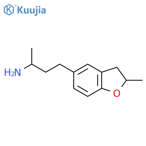 4-(2-methyl-2,3-dihydro-1-benzofuran-5-yl)butan-2-amine structure