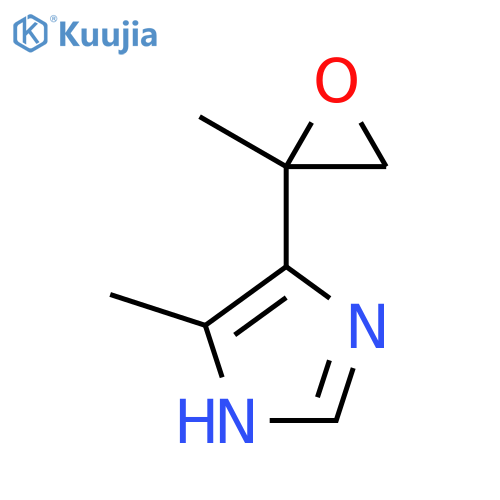 4-methyl-5-(2-methyloxiran-2-yl)-1H-imidazole structure
