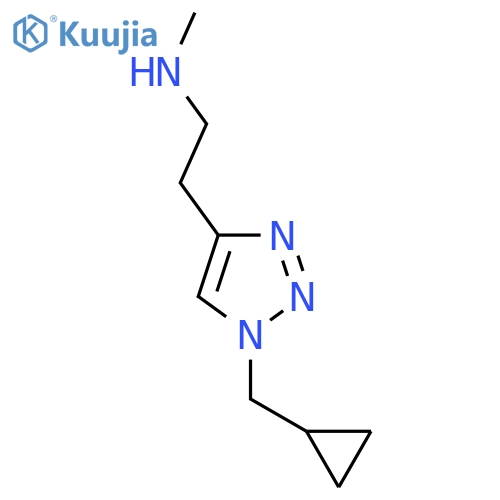 {2-1-(cyclopropylmethyl)-1H-1,2,3-triazol-4-ylethyl}(methyl)amine structure