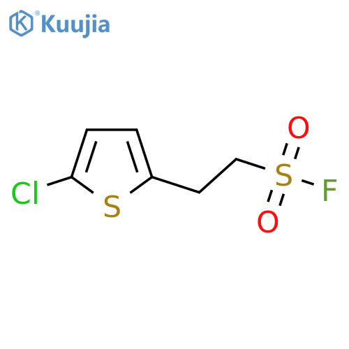 2-(5-chlorothiophen-2-yl)ethane-1-sulfonyl fluoride structure