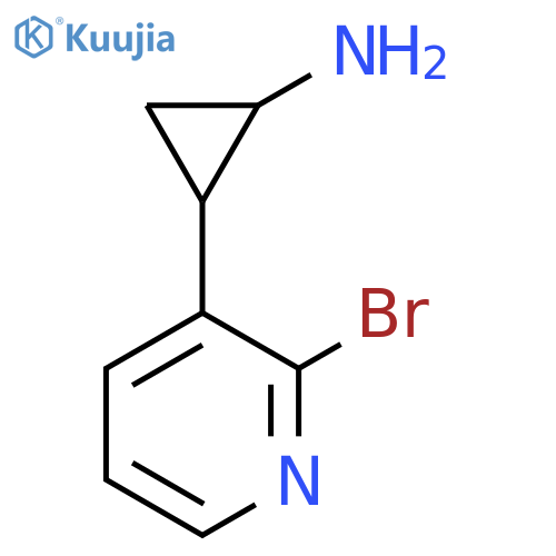 2-(2-bromopyridin-3-yl)cyclopropan-1-amine structure