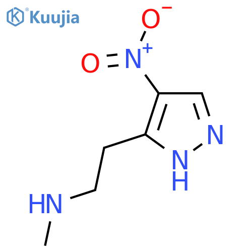 methyl2-(4-nitro-1H-pyrazol-3-yl)ethylamine structure