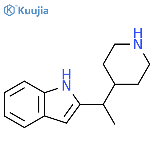 2-1-(piperidin-4-yl)ethyl-1H-indole structure