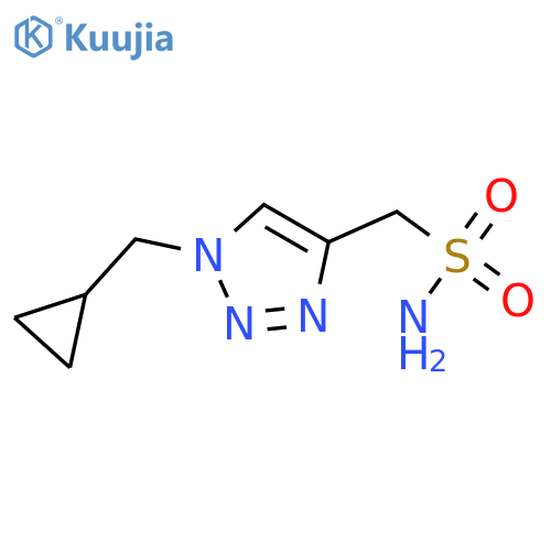 1-(cyclopropylmethyl)-1H-1,2,3-triazol-4-ylmethanesulfonamide structure