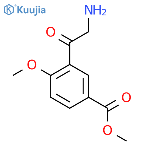 methyl 3-(2-aminoacetyl)-4-methoxybenzoate structure