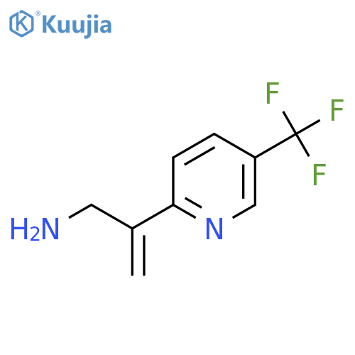 2-[5-(Trifluoromethyl)pyridin-2-yl]prop-2-en-1-amine structure