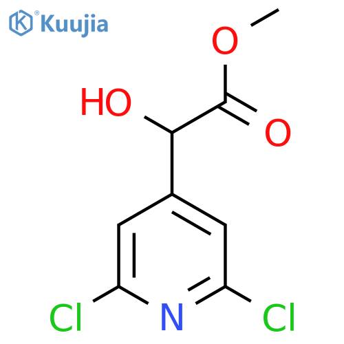 methyl 2-(2,6-dichloropyridin-4-yl)-2-hydroxyacetate structure