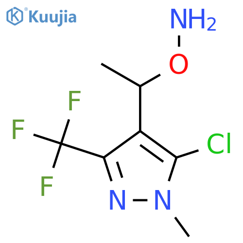 O-{1-5-chloro-1-methyl-3-(trifluoromethyl)-1H-pyrazol-4-ylethyl}hydroxylamine structure