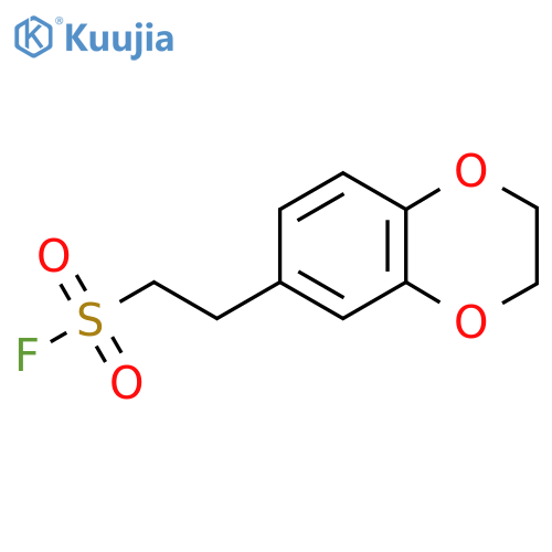2-(2,3-dihydro-1,4-benzodioxin-6-yl)ethane-1-sulfonyl fluoride structure