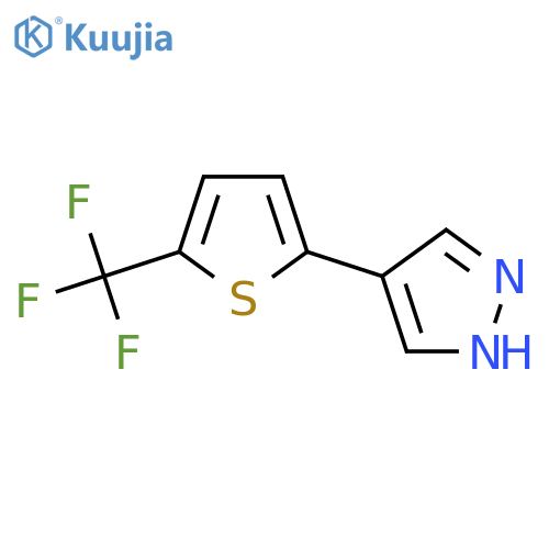 4-5-(trifluoromethyl)thiophen-2-yl-1H-pyrazole structure