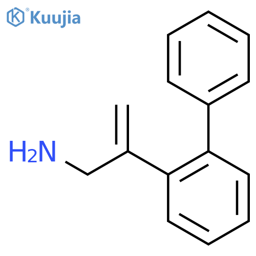 2-(2-phenylphenyl)prop-2-en-1-amine structure