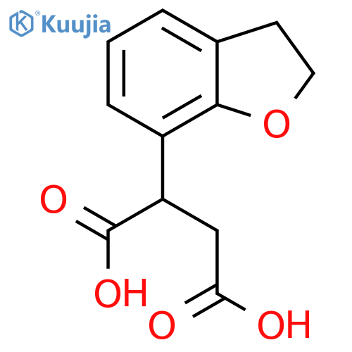 2-(2,3-dihydro-1-benzofuran-7-yl)butanedioic acid structure