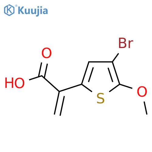 2-(4-bromo-5-methoxythiophen-2-yl)prop-2-enoic acid structure
