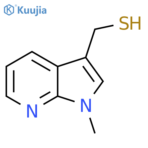 {1-methyl-1H-pyrrolo2,3-bpyridin-3-yl}methanethiol structure