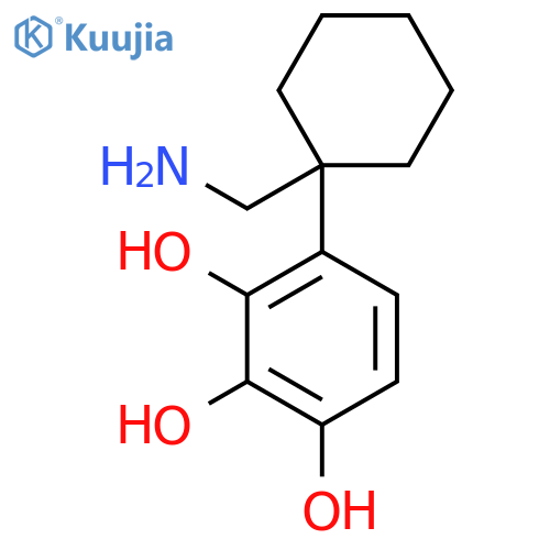 4-1-(aminomethyl)cyclohexylbenzene-1,2,3-triol structure