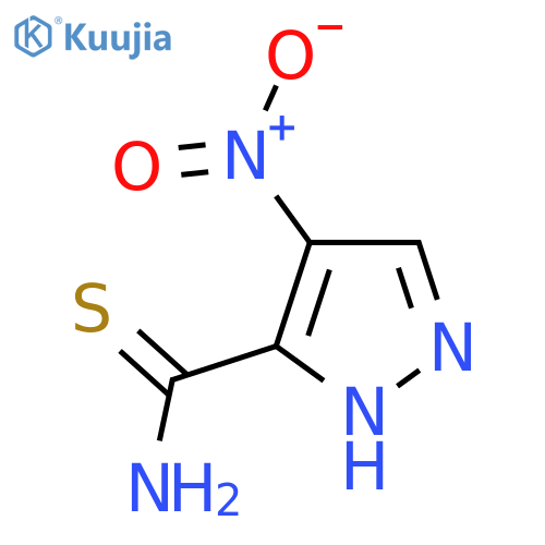4-nitro-1H-pyrazole-3-carbothioamide structure