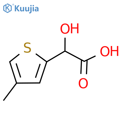 2-hydroxy-2-(4-methylthiophen-2-yl)acetic acid structure