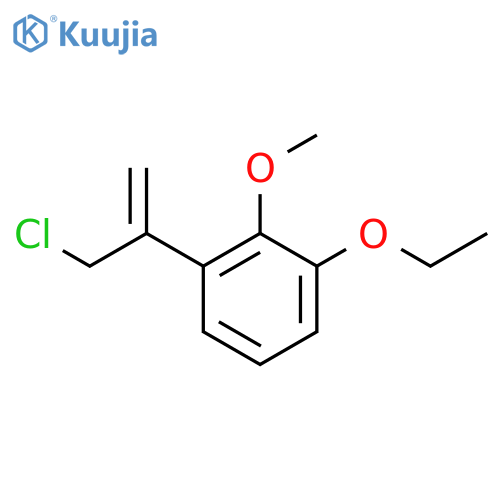 1-(3-chloroprop-1-en-2-yl)-3-ethoxy-2-methoxybenzene structure