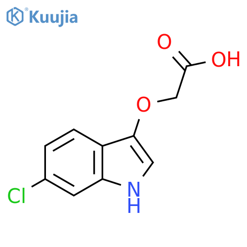 2-(6-chloro-1H-indol-3-yl)oxyacetic acid structure