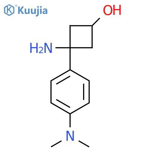 3-amino-3-4-(dimethylamino)phenylcyclobutan-1-ol structure