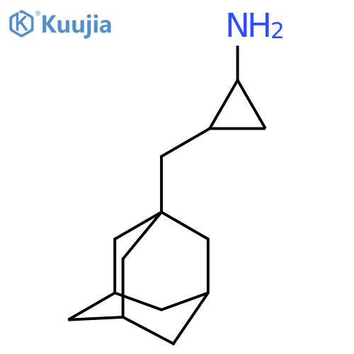 2-(adamantan-1-yl)methylcyclopropan-1-amine structure
