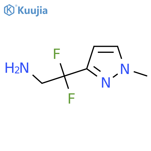 2,2-difluoro-2-(1-methyl-1H-pyrazol-3-yl)ethan-1-amine structure