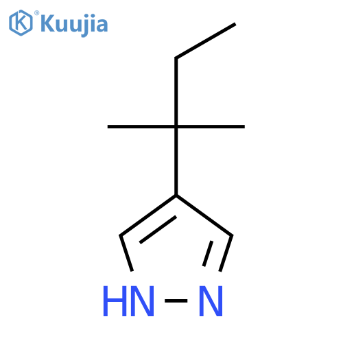 4-(2-methylbutan-2-yl)-1H-pyrazole structure