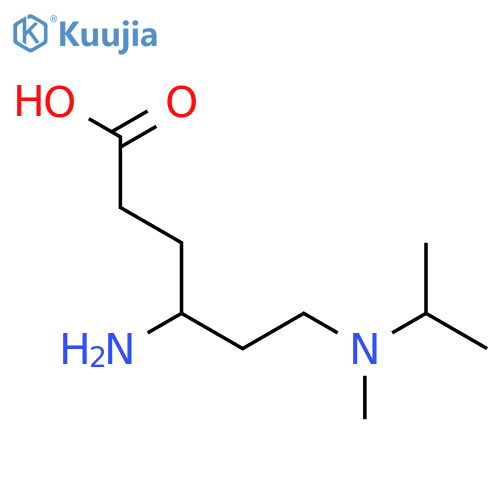 4-amino-6-methyl(propan-2-yl)aminohexanoic acid structure