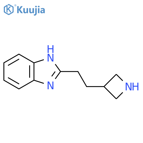 2-2-(azetidin-3-yl)ethyl-1H-1,3-benzodiazole structure