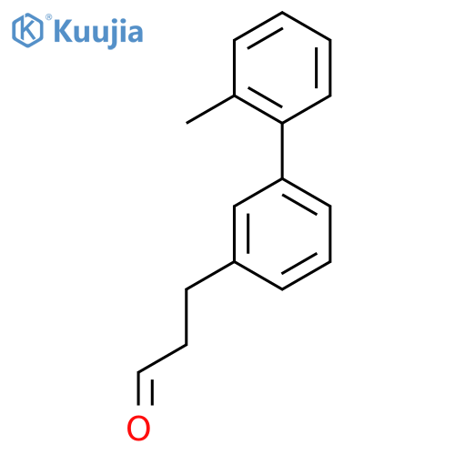 3-3-(2-methylphenyl)phenylpropanal structure