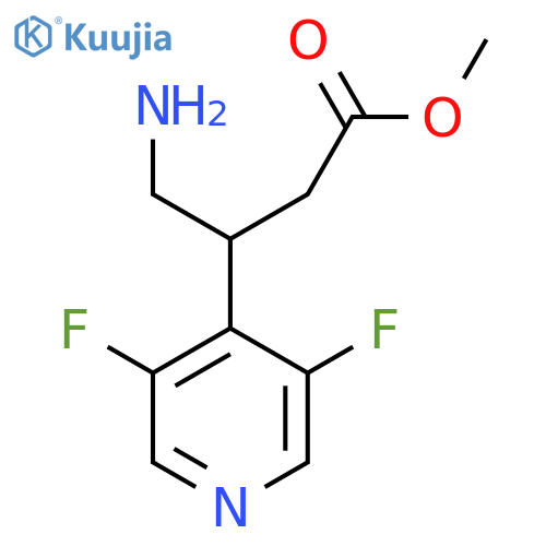 methyl 4-amino-3-(3,5-difluoropyridin-4-yl)butanoate structure