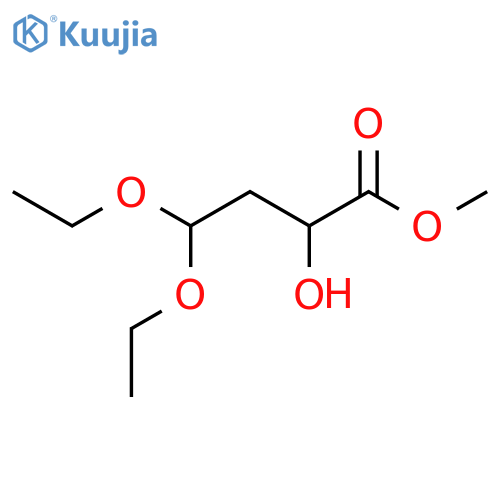 methyl 4,4-diethoxy-2-hydroxybutanoate structure