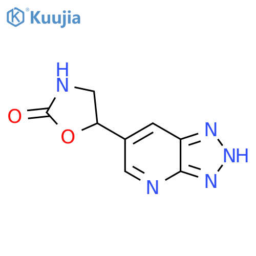 5-{3H-1,2,3triazolo4,5-bpyridin-6-yl}-1,3-oxazolidin-2-one structure