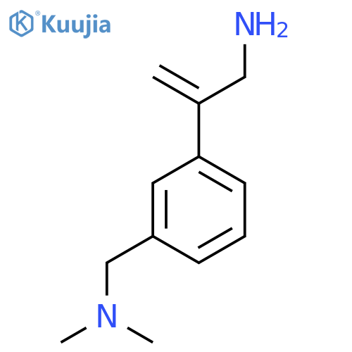 2-{3-(dimethylamino)methylphenyl}prop-2-en-1-amine structure