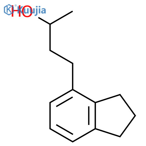 4-(2,3-dihydro-1H-inden-4-yl)butan-2-ol structure