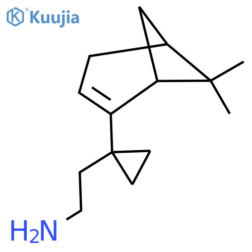 2-(1-{6,6-dimethylbicyclo3.1.1hept-2-en-2-yl}cyclopropyl)ethan-1-amine structure
