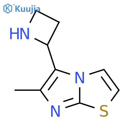 2-{6-methylimidazo2,1-b1,3thiazol-5-yl}azetidine structure