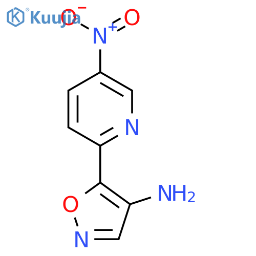 5-(5-nitropyridin-2-yl)-1,2-oxazol-4-amine structure