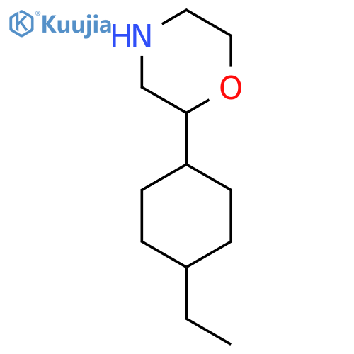 2-(4-ethylcyclohexyl)morpholine structure