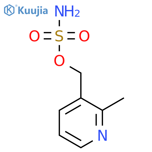 (2-methylpyridin-3-yl)methyl sulfamate structure