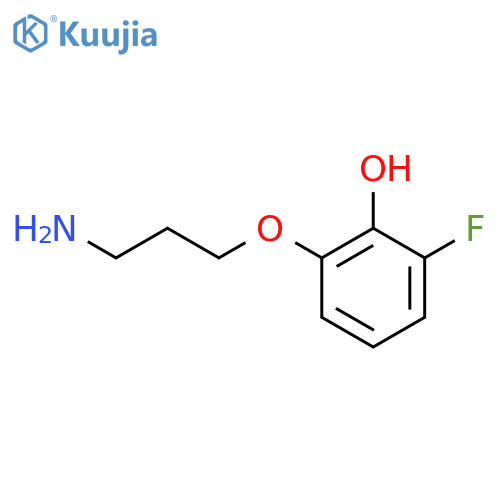 2-(3-aminopropoxy)-6-fluorophenol structure