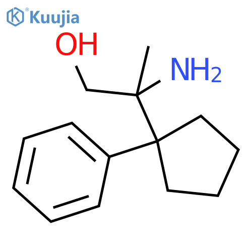 2-amino-2-(1-phenylcyclopentyl)propan-1-ol structure