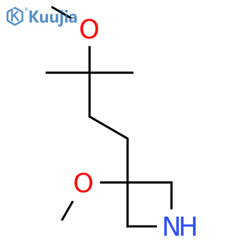 3-methoxy-3-(3-methoxy-3-methylbutyl)azetidine structure