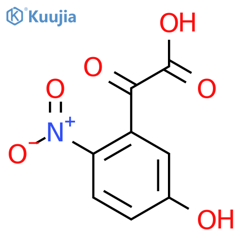 2-(5-hydroxy-2-nitrophenyl)-2-oxoacetic acid structure