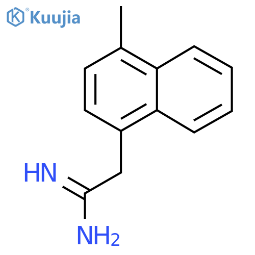 2-(4-methylnaphthalen-1-yl)ethanimidamide structure