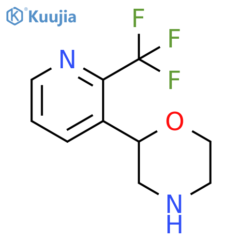 2-2-(trifluoromethyl)pyridin-3-ylmorpholine structure