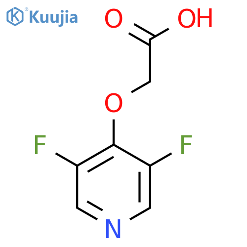 2-(3,5-difluoropyridin-4-yl)oxyacetic acid structure