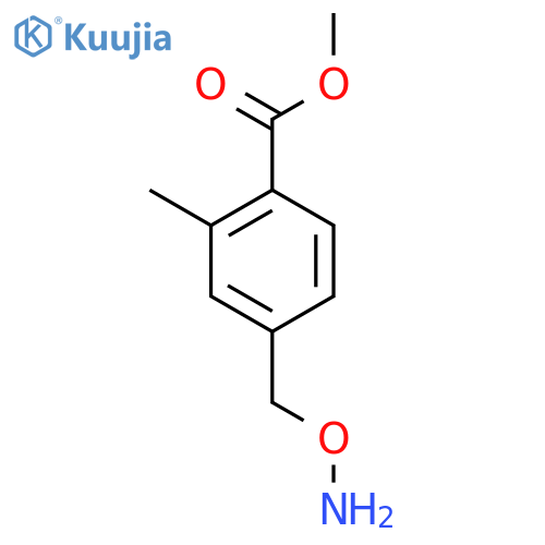 methyl 4-(aminooxy)methyl-2-methylbenzoate structure