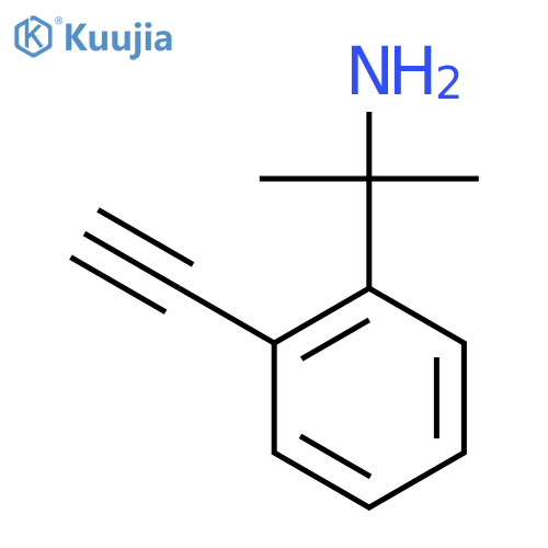 2-(2-ethynylphenyl)propan-2-amine structure
